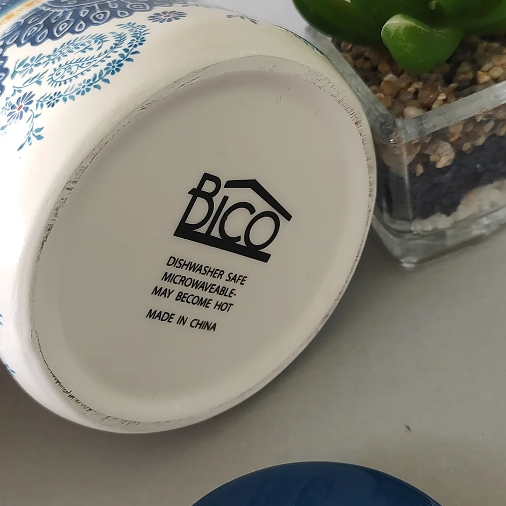 Canister Sugar Bico Tunisia  Small  Style Talavera New  Ceramic Dishwasher Safe